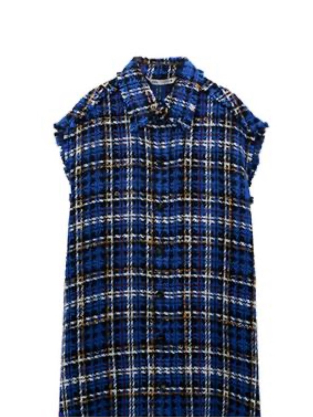 ZARA BLUETEXTURED MINI DRESS